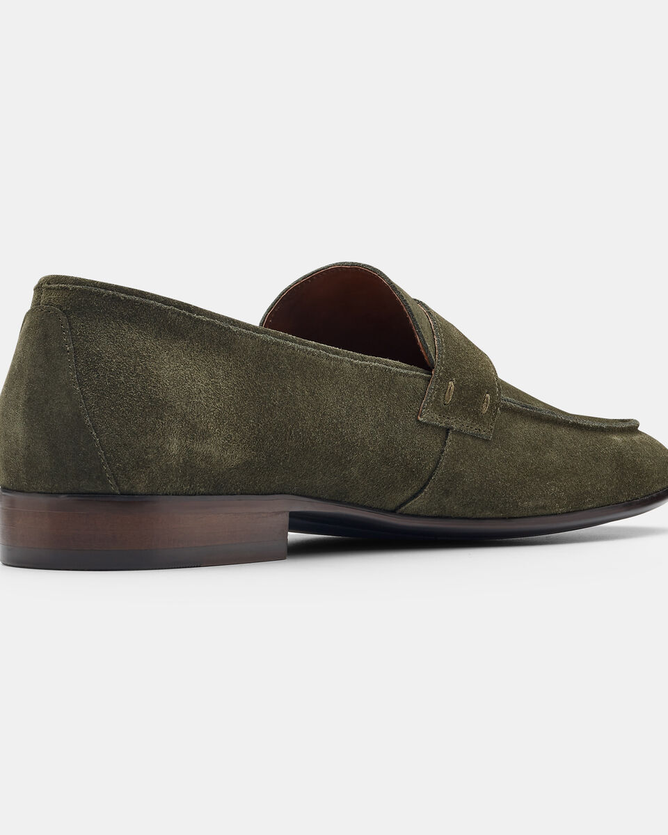 Dorno Suede Loafer, Khaki, hi-res